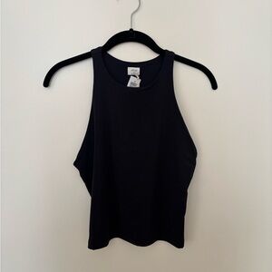 Wilfred Black High Neck Tank Top